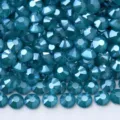 Wholesale glass rhinestones flatback crystal gems for DIY nail art and phone case decoration. - SS6# 1.9-2.0mm 1440 Pieces / Mocha Peacock Blue
