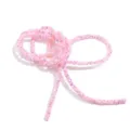 Tubo flexible de resina con purpurina rosa 6mm DIY accesorios para pelo manualidades - 16 rosa estrella