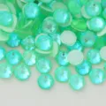 Fluorescent flatback crystal rhinestones for phone case nail art DIY crafting accessories SKU - 125 Fluorescent Green AB