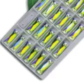 Close-up detail of rectangular AB color sew-on glass crystals with double holes for DIY crafts. - 41 Fruit Green AB