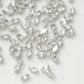 Strass con artigli a marquise in cristallo pietre di vetro trasparenti con montatura per cucire. - 50 Pezzi/Pacchetto / Navette 4x8 base argentata strass trasparenti