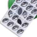 Glazen markies strassstenen om te naaien DIY kledingaccessoires voor trouwjurk - 9*18 mm 28 st./pak / Transparant Grijs