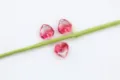 15mm pink gradient heart crystal glass rhinestones charms for DIY earrings jewelry making - 15mm / Heart Tourmaline Single Hole 10 Colors