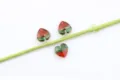 15mm Verloop Hartvormige Glas Strass Steentjes DIY Hanger Sieraden Accessoires - 15mm / Hartvormige toermalijn met enkel gat - 19 kleuren