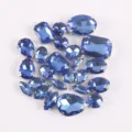 Strass de cristal de vidrio mixto para accesorios de ropa DIY y costura. - 05 azul claro
