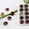 12mm silberne Kralle runde Satelliten Kristall Strass Farbverlauf Edelstein DIY Schmuck. - 10 Stück/Packung / Gradient Mehrfarbig