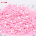 Roze maan pailletten voor nail art en DIY ambachten. Glanzende AB kleur glitter stukjes voor handwerk. - 10g/Pak / AB Roze