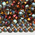 Phantom glass flatback rhinestones crystal round diamond for DIY handmade accessories craft. - 245 Phantom Athens Grey