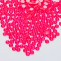 Strass Rosa Neon Espalda Plana Vrac Cristales DIY Ropa Vestido Accesorios Moda - 132 Rojo Rosa Fluorescente