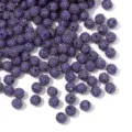 Lila 10mm Strass Ton Perlen Shamballa Lose Perlen für Schmuckherstellung DIY Handwerk - 06 Dunkellila