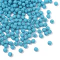 Hellblaue 10mm Doppelbohrung Strass Diskokugeln Perlen fur DIY Schmuckherstellung - Seeblau
