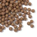 10mm braune Ton Strass Disco Bälle Shamballa Perlen für DIY Schmuck Armbänder - 10 Kristallgelb