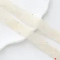 Resin rhinestone trim, self-adhesive crystal ribbon for DIY crafts, shoes, and clothing. - 33 Light Yellow AB