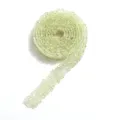 Green resin rhinestone trim self-adhesive crystal diamond ribbon for DIY crafts clothes bags. - 38 Light Green