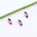 7x15mm Marquise Cristal Violet Strass avec Griffe Doree Bricolage Bijou Artisanat - 10 Pièces/Paquet / Dégradé fuchsia