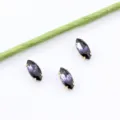 7x15mm Pierres de Cristal Marquise avec Sertissage Griffe Or Dégradé DIY Bijoux - 10 Pièces/Paquet / Dégradé Violet Foncé