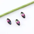 Strass en cristal marquise 7x15mm avec griffes dorees, perles de pierres precieuses de gradient diy. - 10 Pièces/Paquet / Dégradé