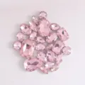 Strass de cristal rosa formas mixtas cuentas de vidrio para costura artesanal DIY - 18 Rosa