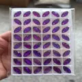 Paarse markies opnaaibare strass steentjes glas platte rug kristallen voor DIY trouwjurk kleding - 48 Purperrood naar blauw verloop / 9*18 mm 28 st./pak
