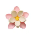 Suesse Blumen Magnet Verschlussclip fuer Kuehlschrank und Snacktuete Kuechenhelfer - Doppelschichtige Blume (Kirschblütenrosa) / Kirschblütenrosa