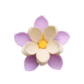 Lotus Doppelschicht Magnetischer Verschlussclip Kühlschrankmagnet für Snacks Küche - Doppelschichtige Blume (Lavendellila) / Violett