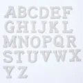 Rhinestone pearl English alphabet letter patches for DIY clothing hat bag accessories - A-Z Full Set of 26 Letters