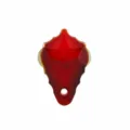 Red crystal maple leaf pendant DIY baroque earring accessory sparkling glass jewelry piece - 11x16mm (28 Pieces/Pack) / Red