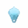 Baroque glass crystal pendant lake blue DIY earring jewelry accessories charm 1pc - 11x16mm (28 Pieces/Pack) / Lake Blue