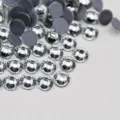 Flatback rhinestones glass crystals white gems for DIY clothing nail art decorations. - Adhesive Back White / Ss20 (diameter 4.6-4.8mm) 1440 pieces
