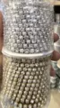 Roll of pearl rhinestone claw chain for DIY bags garments and phone case accessories - Gold Base Half Pearl & White Rhinestone
