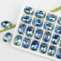 13x18mm oval pointed bottom crystal rhinestone loose gemstone for DIY jewelry making and crafts. - 13x18mm 10 Pcs Pack / 10