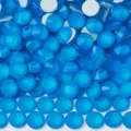 Vibrant blue flatback rhinestones for DIY crafts, garments, and sparkling wedding dress decoration. - Fluorescent Deep Blue