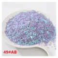 Holografische sterren glitter pailletten voor nail art en DIY accessoires 49#AB - AB Paars