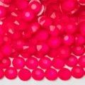 Hot pink flatback rhinestones for DIY dancewear clothing and wedding dress decoration SKU - SS8 (2.3-2.5mm) 1440 pcs / Fluorescent Deep Rose Red