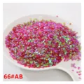 Roze pruimbloesemvormige glitterpajetten voor handwerk, nail art en kledingaccessoires. - Rood