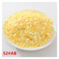 Gelbe Stern Pailletten für Basteln DIY 52#AB Farbe Glitzer Zubehör für Kleidung Stil. - Gelb