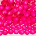 Vibrant neon pink flatback rhinestones for DIY dress garment and apparel sewing accessories. - Fluorescent Rose Red