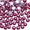 Dark red flatback rhinestones for nail art DIY phone case crystal decorations and crafts bulk - D141 Light Purple Mocha