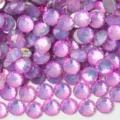 Purple flatback glass rhinestones for nail art, DIY crafts, and sparkling crystal decorations. - 240 Crystal Lavender Purple / SS6 Approx. 1440 Pcs / 1.9-2.0mm