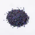 Black flatback resin rhinestones bulk pack for DIY clothing dress garment accessories. - 58 Blue Flame