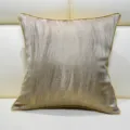 Modern striped throw pillow cover for living room sofa bedroom bed decorative cushion case - Gold Striped AB Design with Piped Edges