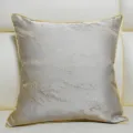 New Chinese sofa cushion cover luxury jacquard pillow case for living room home decor detail - Khaki 02 Piping