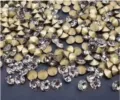 Pointed back crystal rhinestones for nail art and DIY phone case accessories sparkling pack. - SS20-5mm / 1440 Pcs / Transparent Gray