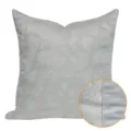 Housse de coussin carree texturee abstraite de luxe souple en argent gris pour salon dec - 30x50cm (Petite Housse de Coussin Lombaire Seulement) / Gris AB Sans Passepoil Style 2