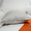 Fodera per cuscino da divano di lusso moderno beige cuscino di alta precisione per casa - 30x50cm (Senza Imbottitura) / Beige e rosa loto con bordino