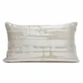 Lussuoso cuscino decorativo rettangolare con motivo astratto, elegante cuscino per divano. - 40x60cm (Grande Cuscino Lombare con Imbottitura in Cotone PP) / Cuscino lombare beige AB senza bordino