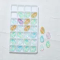 Strass da cucire goccia colorati cristalli fondo piatto per diy abbigliamento accessori - Opale moka misto