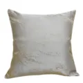 Silver grey throw pillow cover with gold abstract texture, modern decorative square cushion. - Khaki 02 No Piping