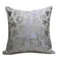 New Chinese style sofa cushion cover, elegant floral jacquard pillow case for home use. - Gray 04 No Piping