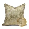 Modern luxury gold cracked texture square throw pillow cover for living room sofa decor 45x45cm - 30x50cm (Pillow Cover Only) / Light Gold (Piped)